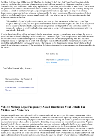 5 Suggestions To Guarantee Complete Compensation In A Car Mishap Settlement