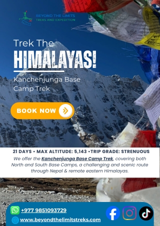 Kanchenjunga Base Camp Trek - 21 Days | Book Now for Special Discount!