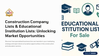 Educational Institution Lists