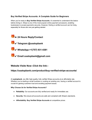 Buy Verified Stripe Accounts_ A Complete Guide for Beginners