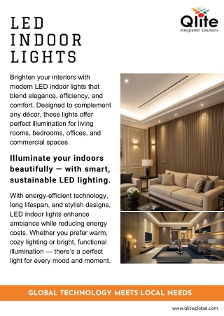 LED Indoor Lights - Qlite Global
