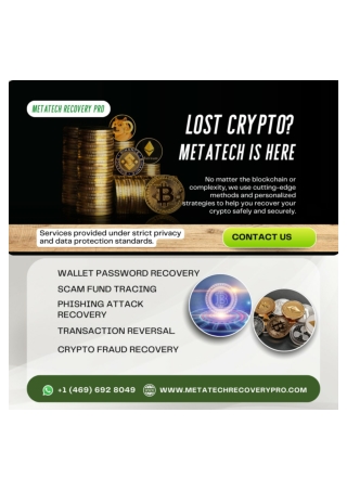 How Professionals Helped Me Recover My Blockchain Assets/HIRE META TECH RECOVERY