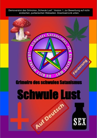 Grimoire des schwulen Satanismus  Schwule GAY Lust.  Antichrist Schlampe Sodomie