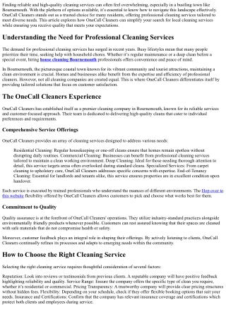 Your Ultimate Resource For Finding High Quality Local Cleans With Ease.