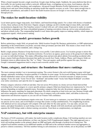 Advanced Google Business Profile Optimization for Multi-Location Brands