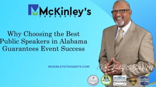 Why Choosing the Best Public Speakers in Alabama Guarantees Event Success