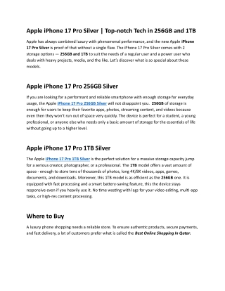 Apple i phone 17 pro