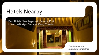 Best Hotels Near Jagannath Temple, Puri Luxury to Budget Stays for Every Traveler