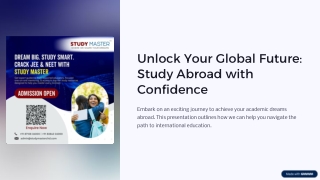 Study Master – Expert Study Visa & Immigration Consultants in Chandigarh