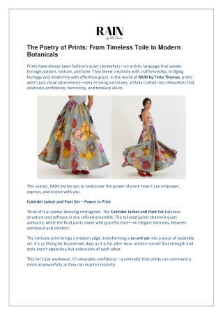 The Poetry of Prints: From Timeless Toile to Modern Botanicals