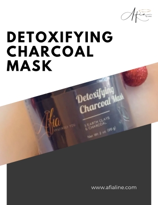 Detoxifying Charcoal Mask for Pores, Glow & Fresh Skin