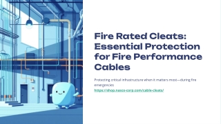 Fire-Rated-Cleats-Essential-Protection-for-Fire-Performance-Cables