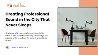 Turning Creative Ideas into Crisp Audio in New York