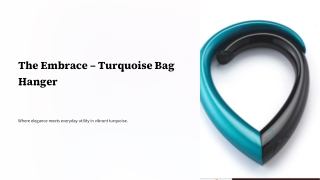 The Embrace – Turquoise Bag Hanger