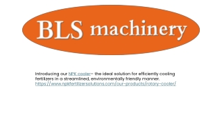 NPK Fertlizer Cooling Machine