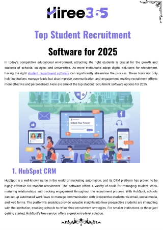 Top Student Recruitment Software for 2025