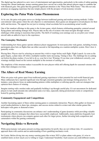 Paisa Jitne Wala Game: Your Ticket to Wealth!