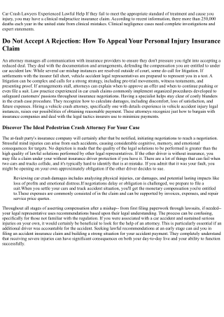 What Does A Cars And Truck Crash Lawyer Do? Discussed