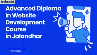 Advanced Diploma In Website Development Course