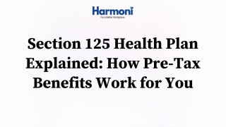 Section 125 Health Plan Explained: How Pre-Tax Benefits Work for You