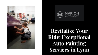 Revitalize Your Ride Exceptional Auto Painting Services in Lynn