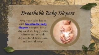 Breathable Baby Diapers
