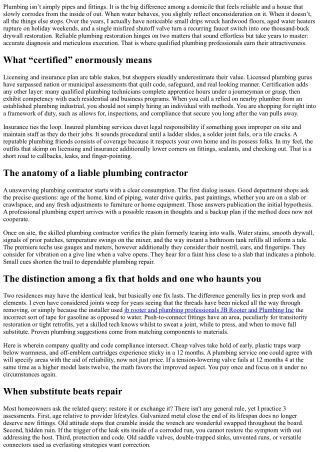 Reliable Plumbing Repair from Qualified Plumbing Professionals