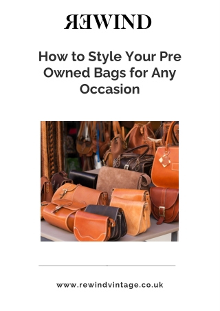 Own a Piece of Fashion History with Our Designer Bag Collection