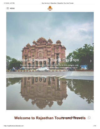 Luxury Tempo Traveler Hire by Rajasthan Tours And Travels