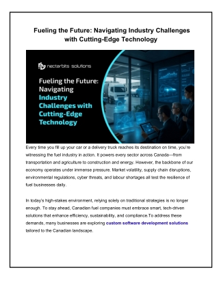 Fueling the Future_ Navigating Industry Challenges with Cutting-Edge Technology.