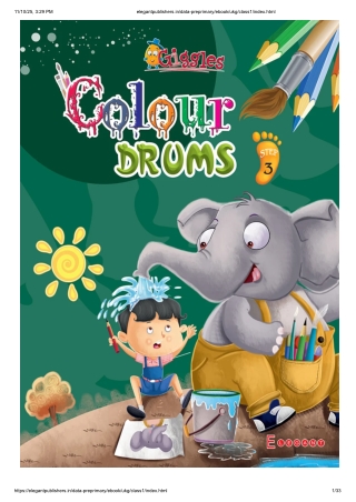 Colour Drums – Colouring Book for UKG Kid's | Fun Art & Creative Activities