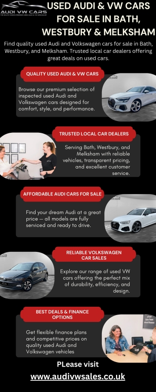 Used Audi & VW Cars for Sale in Bath, Westbury & Melksham