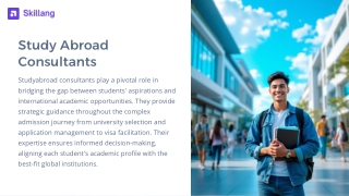 Role of Study Abroad Consultants in Global Education