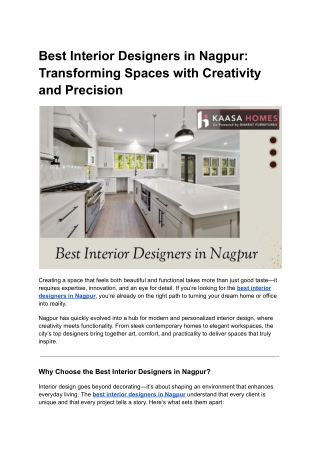 Best Interior Designers in Nagpur