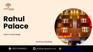 Best Hotel in Karol Bagh Affordability with Comfort