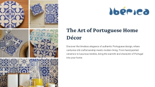 The Art of Portuguese Home Décor