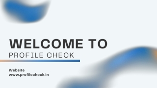 Profile Check