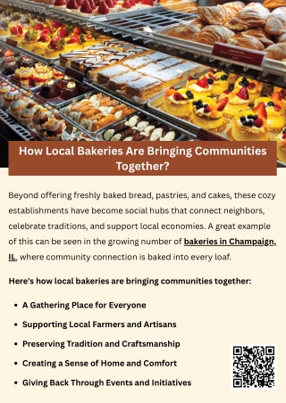 How Local Bakeries Are Bringing Communities Together?