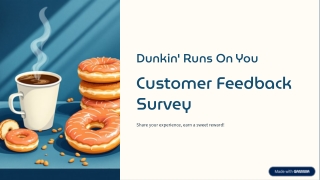 Dunkin’ Runs On You: Your Voice, Your Donut!