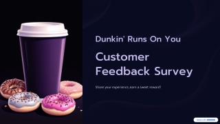 Dunkin-RunTake the Dunkin’ Survey & Earn a Free Treat!s-On-You