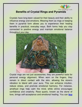 Buy Crystal Rings Online In India