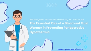 The Warmline® 100: Portable Blood and Fluid Warmer for Patient Safety