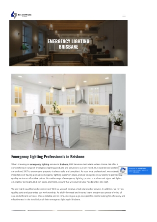 Emergency Lighting Brisbane