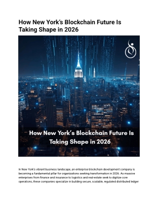 Enterprise Blockchain Development Company