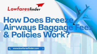 How Does Breeze Airways Baggage Fees & Policies Work