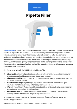 Pipette Filler