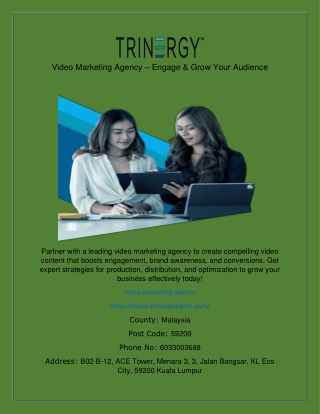 Video Marketing Agency – Engage & Grow Your Audience