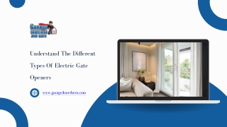Understand The Different Types Of Electric Gate Openers