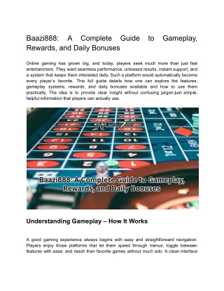 Baazi888_ A Complete Guide to Gameplay, Rewards, and Daily Bonuses