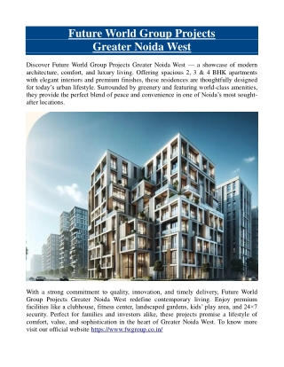 Future World Group Projects Greater Noida West